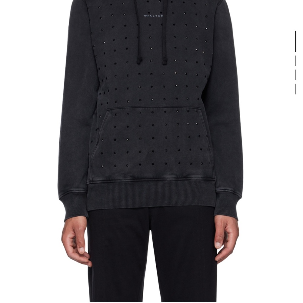 1017 ALYX 9SM Black Sweatshirt Pullover Hoodie